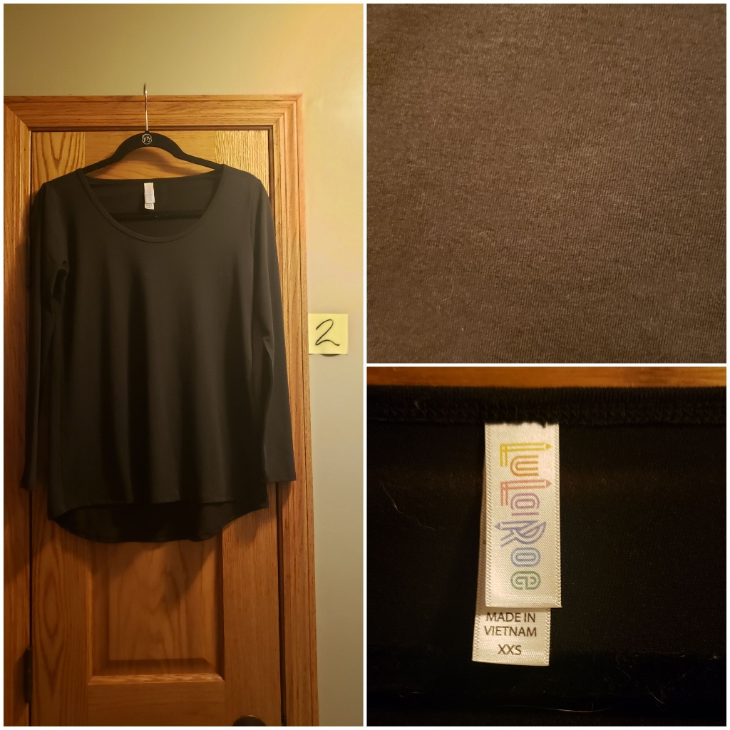 Xxs Solid Black Lynnae Euc